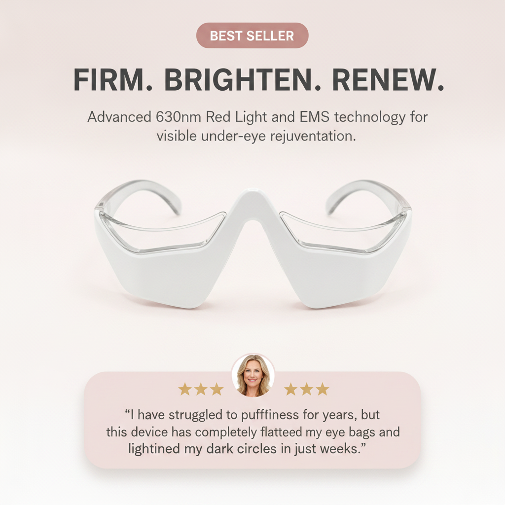 Orvae® 2-in-1 Red Light Therapy + EMS To Erase Eye Bags